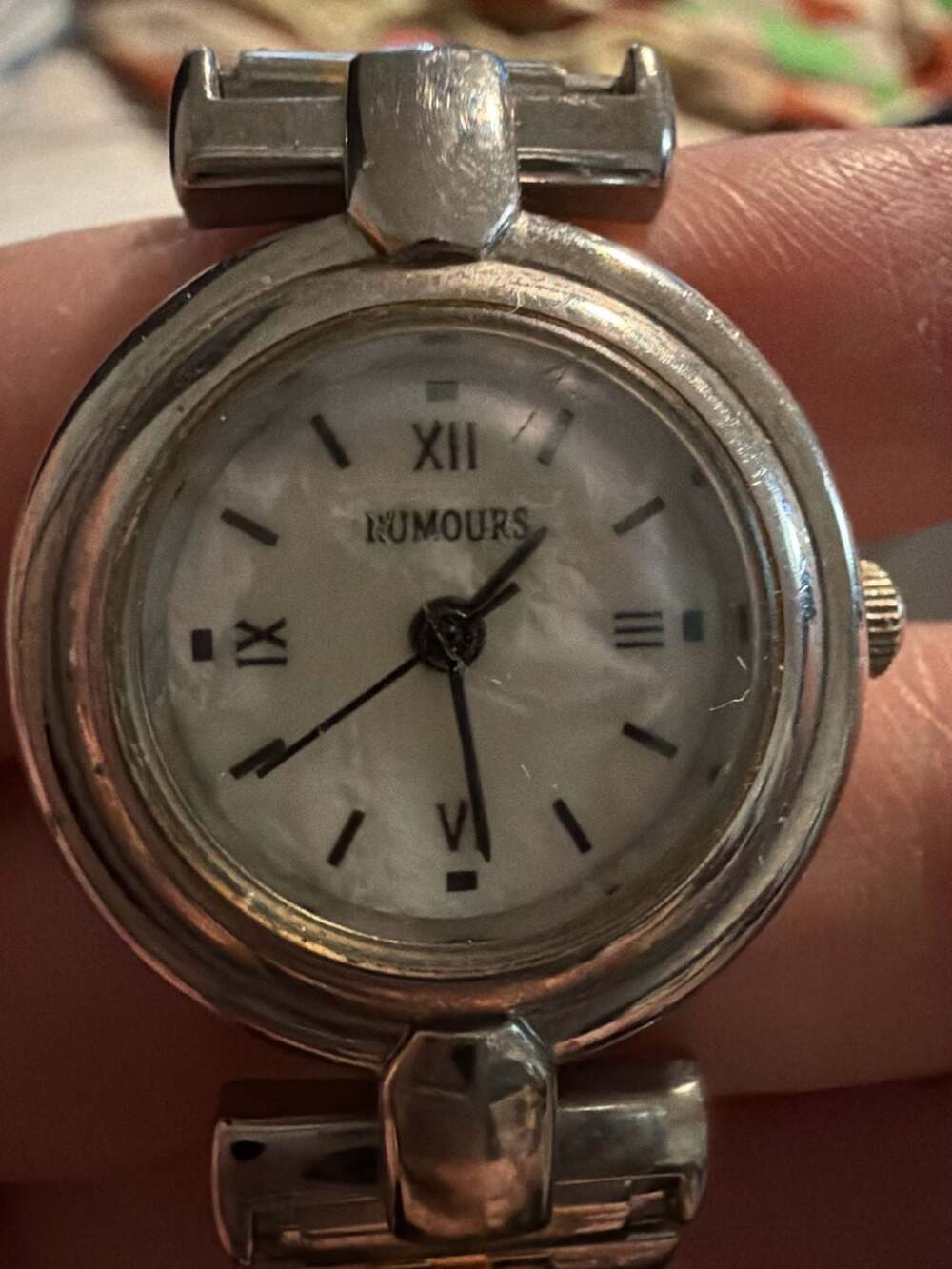 Rumours Women's Quartz Analog Wristwatch with Mother of Pearl Dial